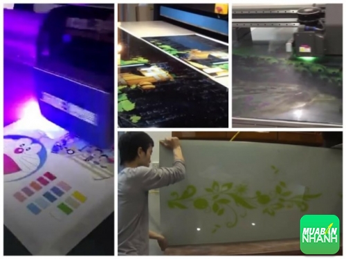Máy in UV phẳng - máy in trên kính, máy in kính