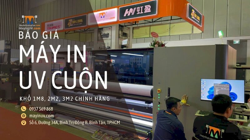 Báo giá máy in UV cuộn